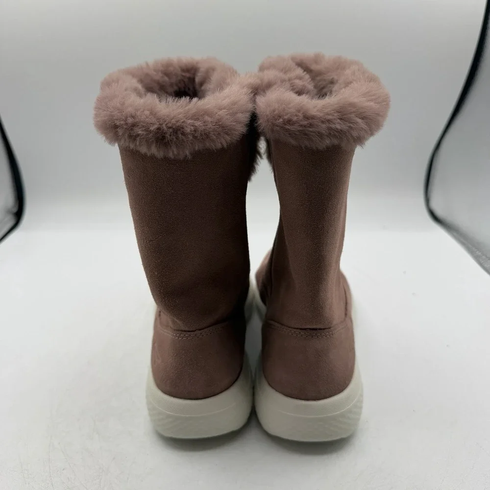 Skechers On The‎ Go City 2 Boots Womens Sz 6 Mauve Pink Pull On Lined 14633
